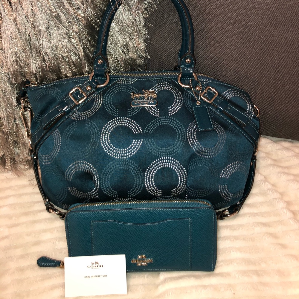 Coach Purse and Wallet Set
